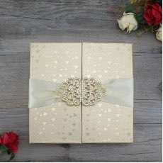 Hardcover Box Square Transparent Acrylic Invitation Card Personalized Custom